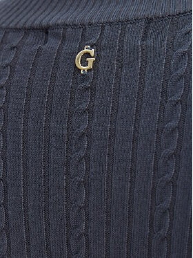 Guess Sweter W6RR07 Z2YK2 Niebieski Regular Fit