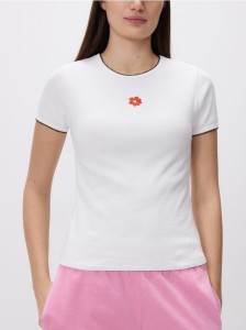 T-shirt z bawełną - biały