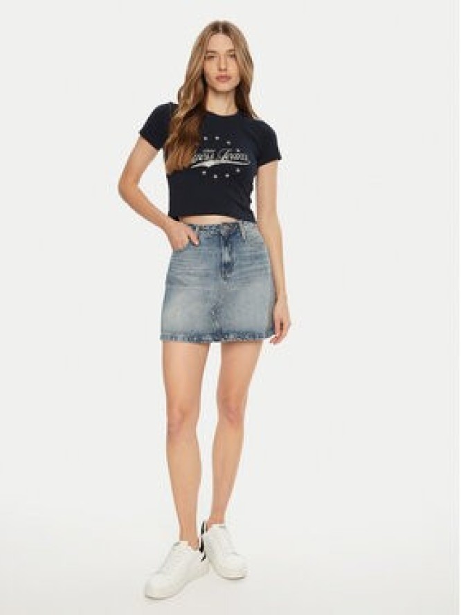Guess Jeans T-Shirt W5RI59 J1314 Granatowy Regular Fit