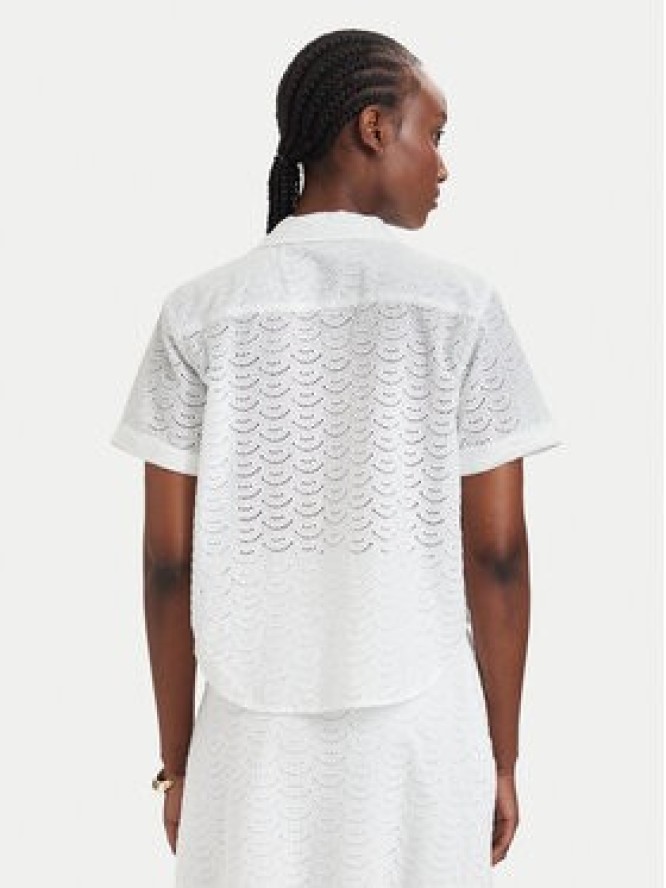 Guess Koszula W6GH48 W1881 Biały Classic Fit