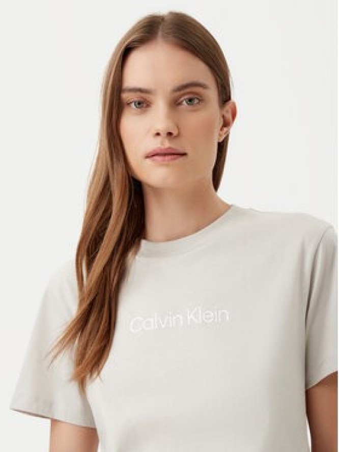 Calvin Klein T-Shirt Hero Logo K20K205448 Szary Regular Fit