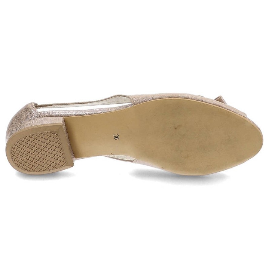 Baleriny damskie Exquisite, eleganckie ze skóry naturalnej, różowe, 927