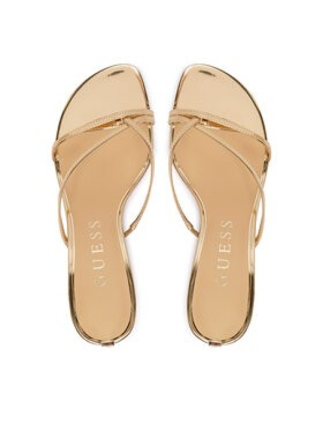 Guess Japonki FLJGZY LEL03 Złoty