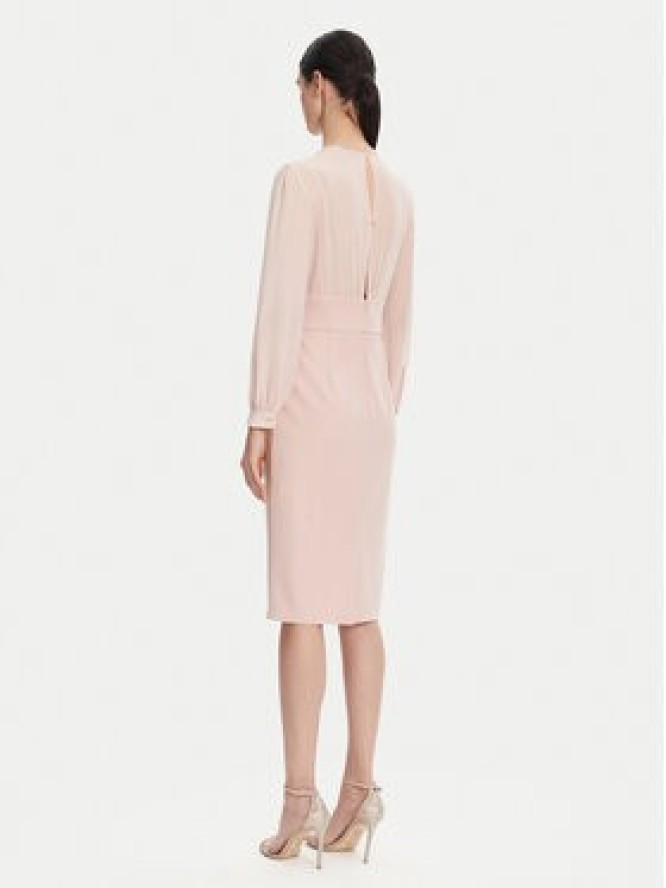 Rinascimento Sukienka koktajlowa CFC0123289003 Różowy Regular Fit