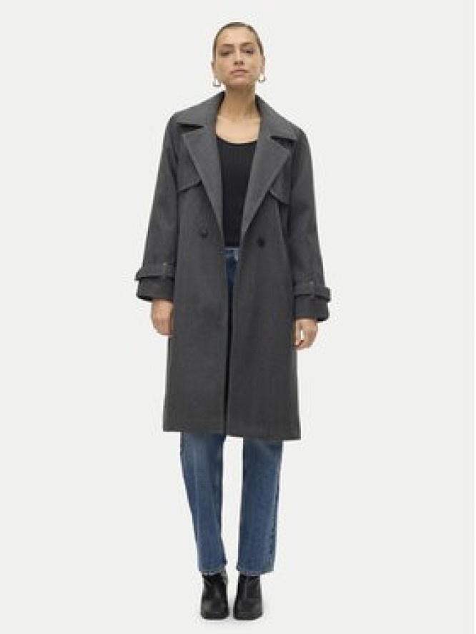 Vero Moda Płaszcz przejściowy Pop Miley 10319995 Szary Regular Fit