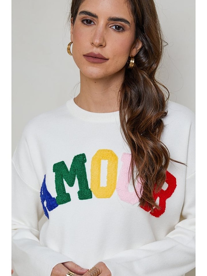 Soft Cashmere Sweter w kolorze białym rozmiar: 34/36