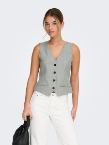 ONLY Kamizelka w kolorze szarym rozmiar: 40