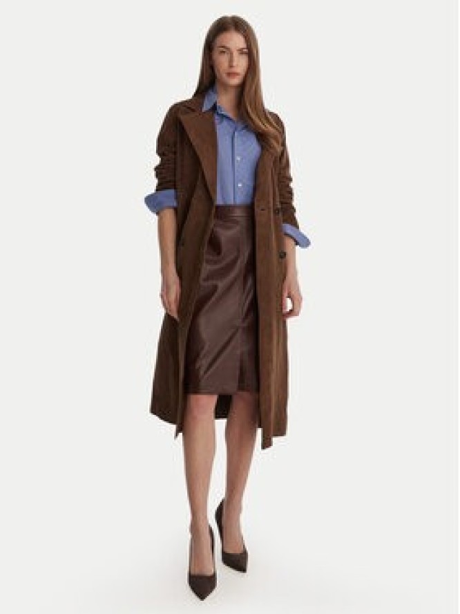 Marella Płaszcz przejściowy Oblare 2613441091 Brązowy Regular Fit