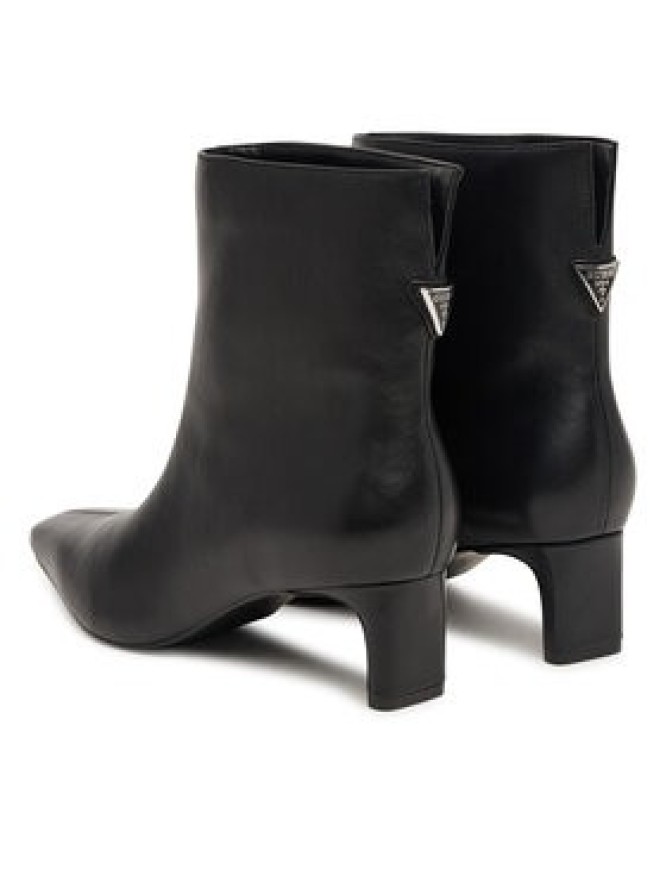 Guess Botki FLTSIR LEA10 Czarny