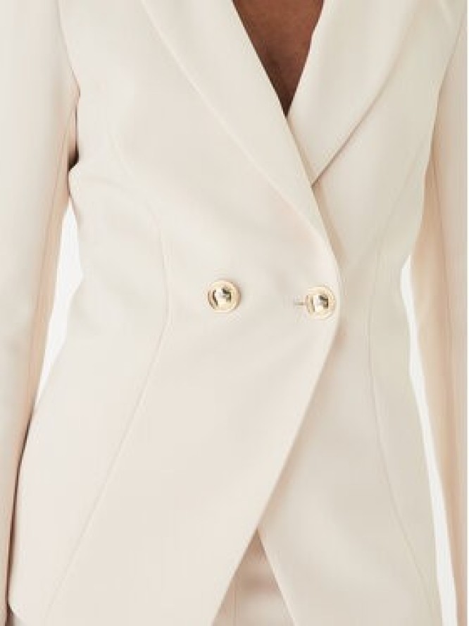 Rinascimento Marynarka CFC0128646003 Beżowy Slim Fit