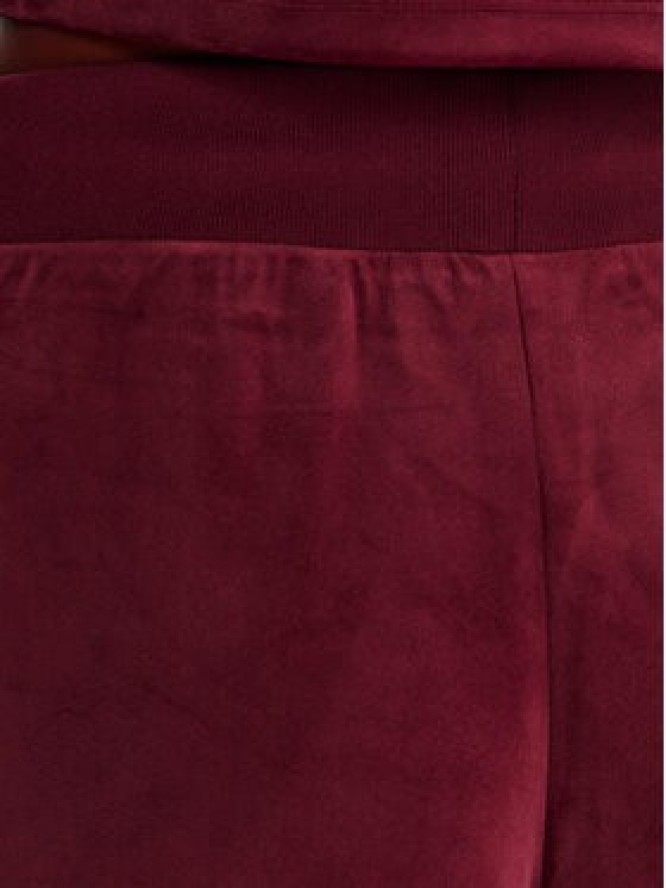 Guess Spodnie dresowe V3BB27 K0232 Bordowy Regular Fit