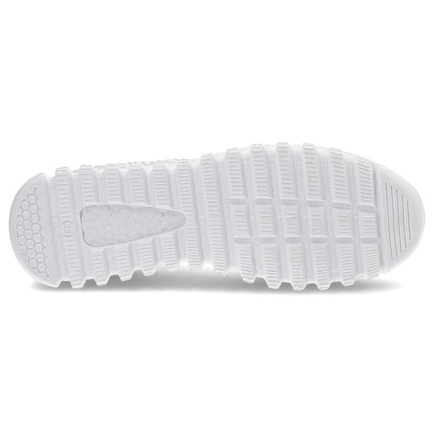 Białe Półbuty New Performance Damskie Wygodne Obuwie