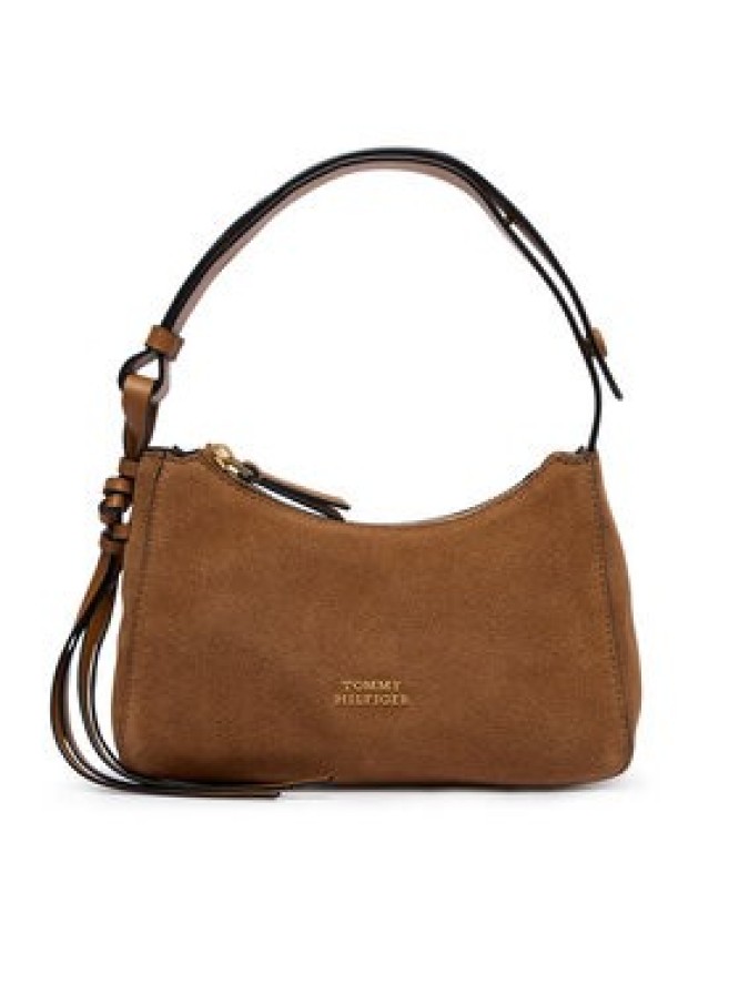 Tommy Hilfiger Torebka Th Statement Mini Should Bag Sue AW0AW18823 Brązowy