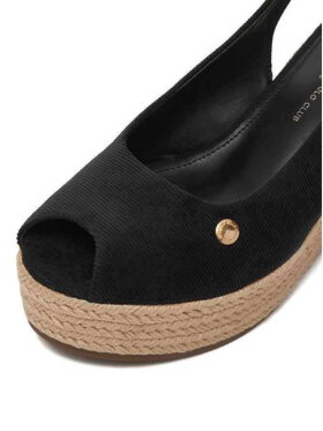 Beverly Hills Polo Club Espadryle EO-R26SS03466 Czarny