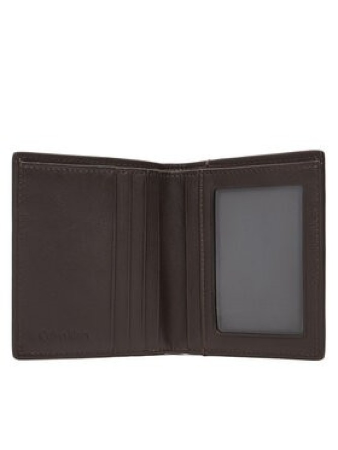 Calvin Klein Portfel Coated Ns Slim Billfold LV04D1084G Brązowy
