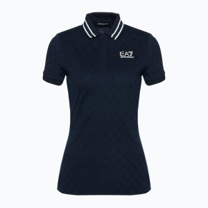 Koszulka damska EA7 Emporio Armani Golf Pro Polo Damier