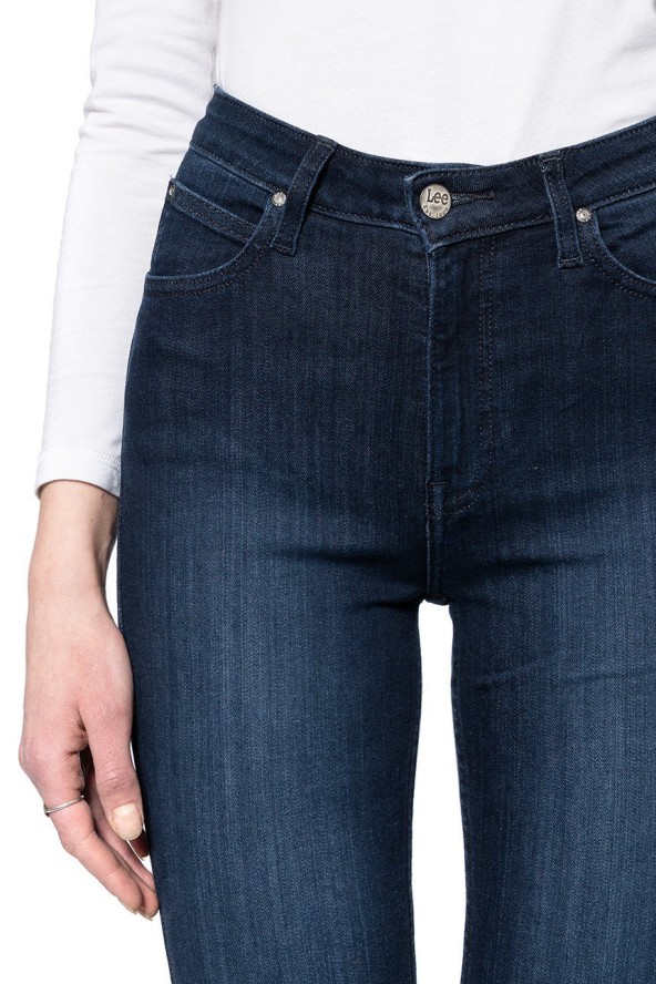DAMSKIE SPODNIE JEANSOWE LEE Ivy DARK USK L32EKJZP 112107405