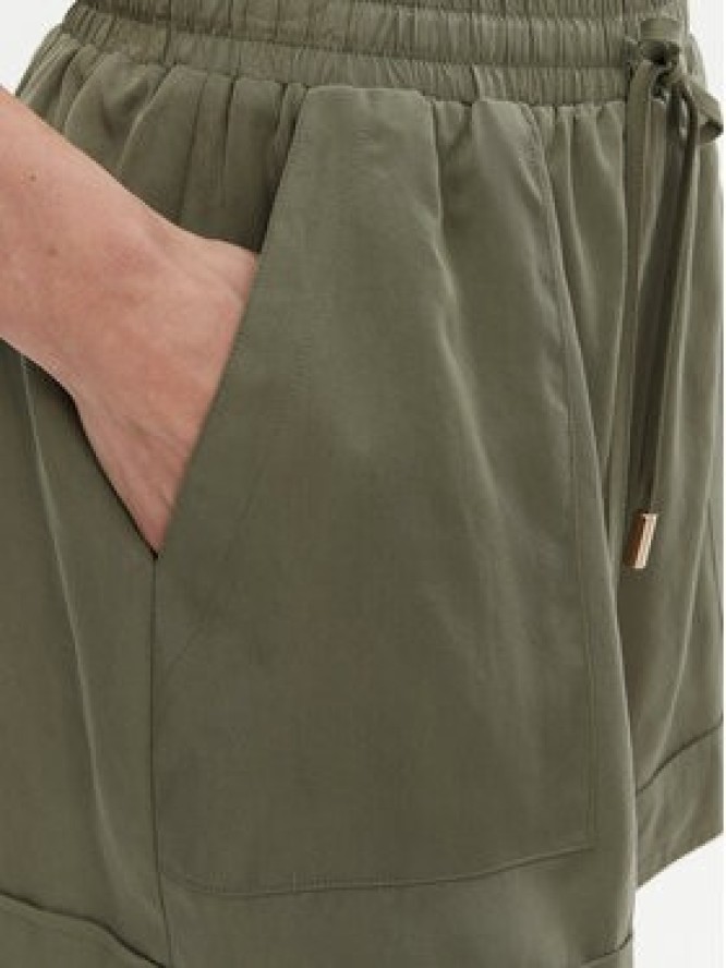 Gaudi Szorty materiałowe 511BD25009 Zielony Relaxed Fit