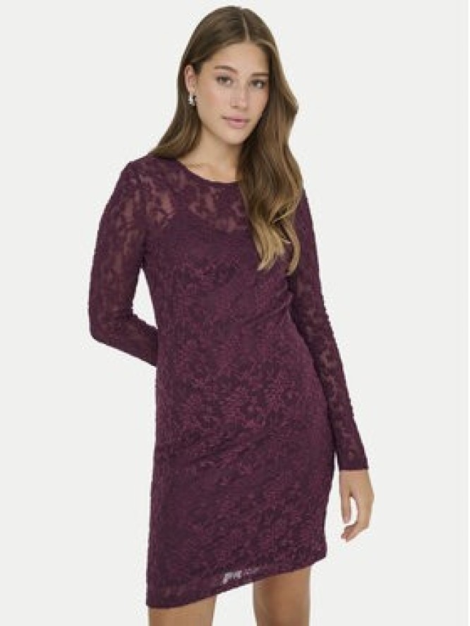 ONLY Sukienka koktajlowa Blaise 15356156 Fioletowy Slim Fit