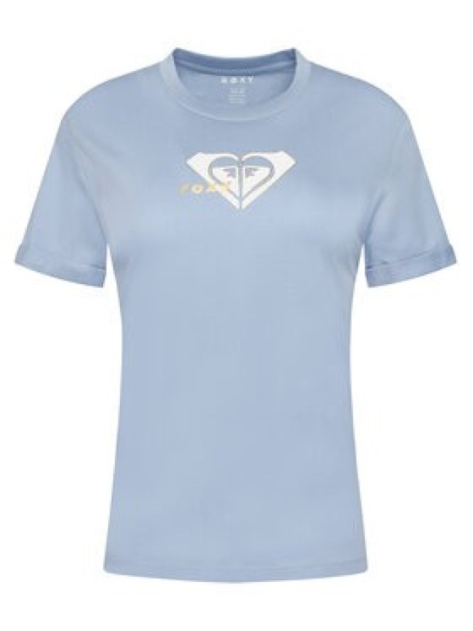 Roxy T-Shirt Oceanregular ERJZT06078 Niebieski Regular Fit