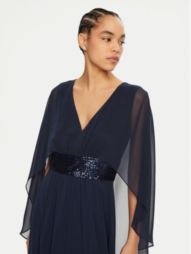 Swing Sukienka wieczorowa 5AI10300 Granatowy Regular Fit