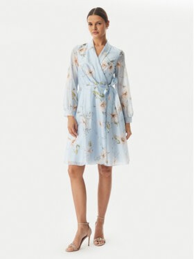 Rinascimento Sukienka koktajlowa CFC0128000003 Niebieski jasny Regular Fit