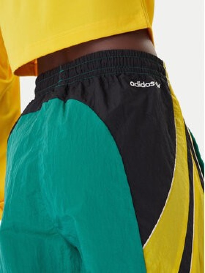 adidas Spodnie dresowe Sport Santiago KD2971 Zielony Loose Fit
