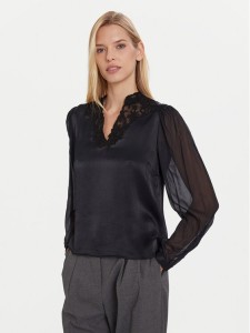 TWINSET Bluzka 252TT2243 Czarny Regular Fit