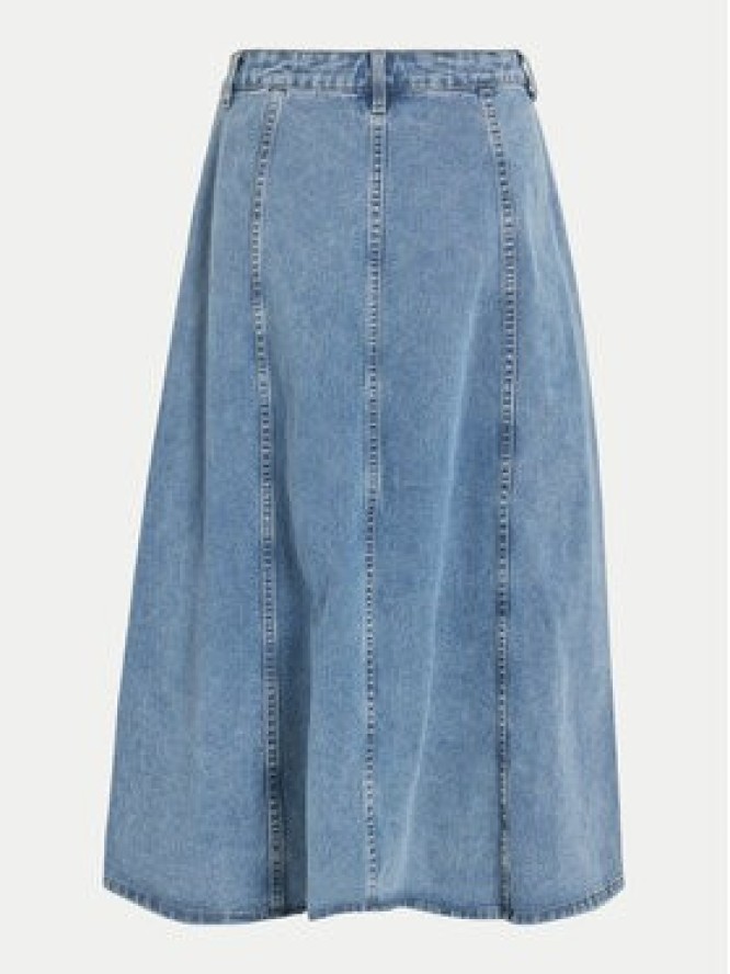 Vila Spódnica jeansowa Kora 14106317 Niebieski Regular Fit