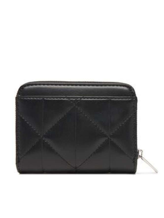 Calvin Klein Portfel Quilted Flap Zip Around LV04F1124G Czarny