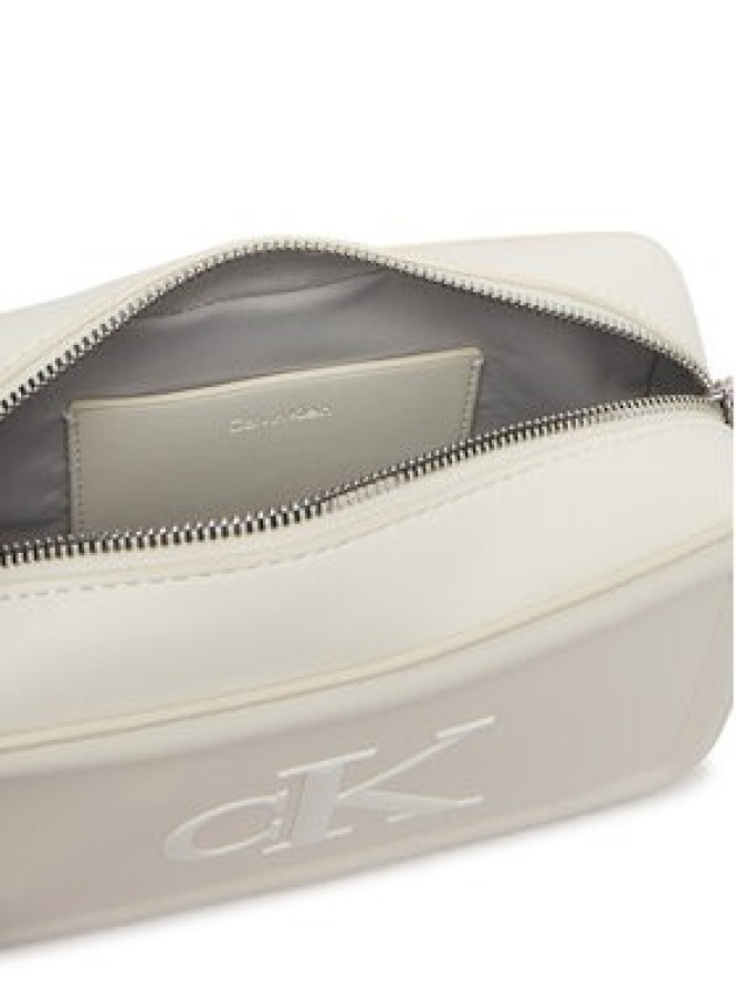 Calvin Klein Torebka Bold Ck Camera Bag LV04F3220G Biały