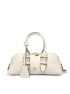 PINKO Torebka Bowling Bag Baguette AI 25-26 PLTT 105334 A0QO Écru