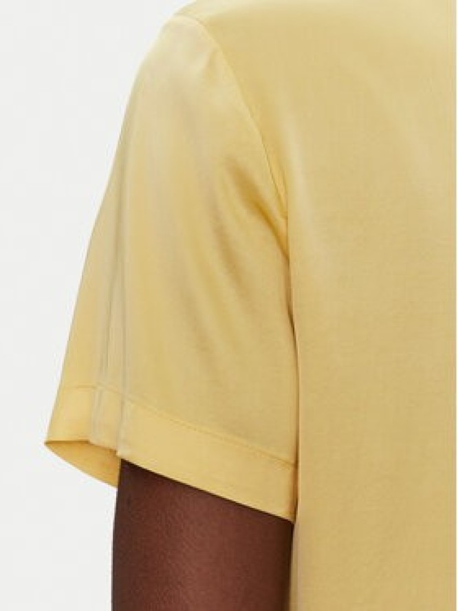 ViCOLO Bluzka TD0007 Żółty Relaxed Fit