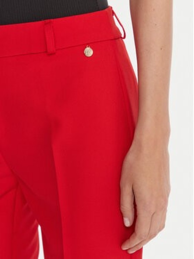 Maryley Spodnie materiałowe 25IB52Z/M17/43MA Czerwony Regular Fit