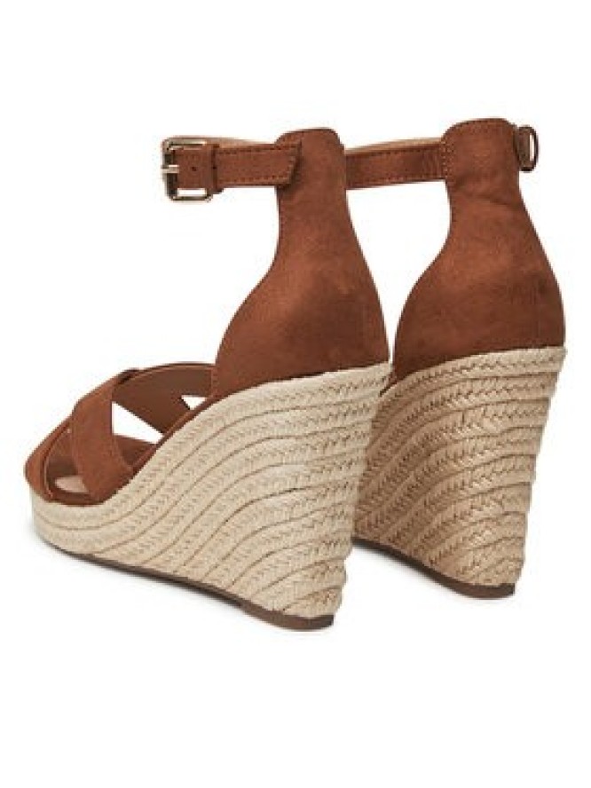 ONLY Shoes Espadryle Onlamelia-18 Mf Wedge 15335555 Brązowy