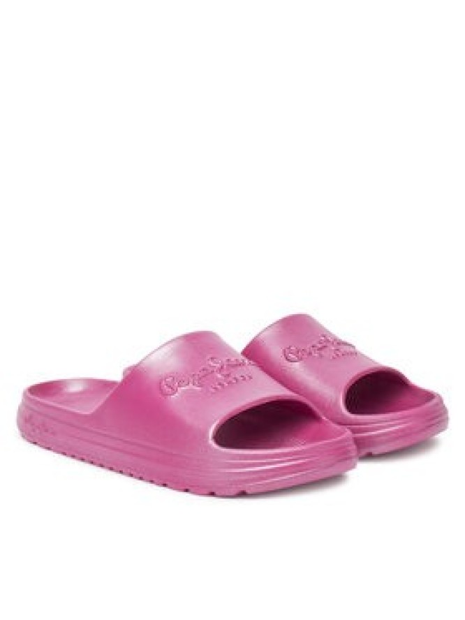 Pepe Jeans Klapki Beach Slidemet PLS70165 Różowy
