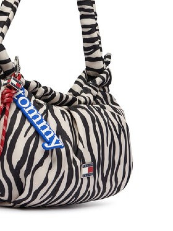 Tommy Jeans Torebka Tjw Icon Charms Zebra Shlder Bag AW0AW18882 Biały