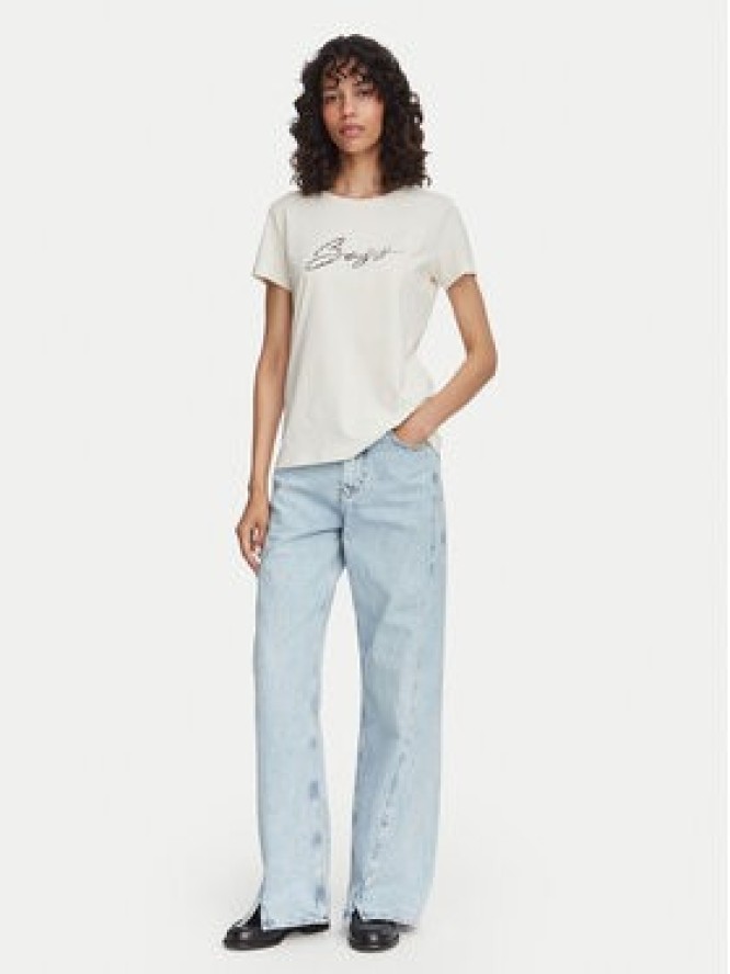BOSS T-Shirt C_Elove_5 50566827 Beżowy Slim Fit