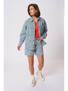 Kaffe Kurtka dżinsowa w kolorze błękitnym rozmiar: 36