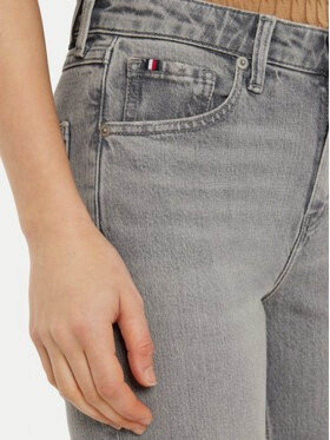 Tommy Hilfiger Jeansy Classic WW0WW43704 Szary Straight Fit