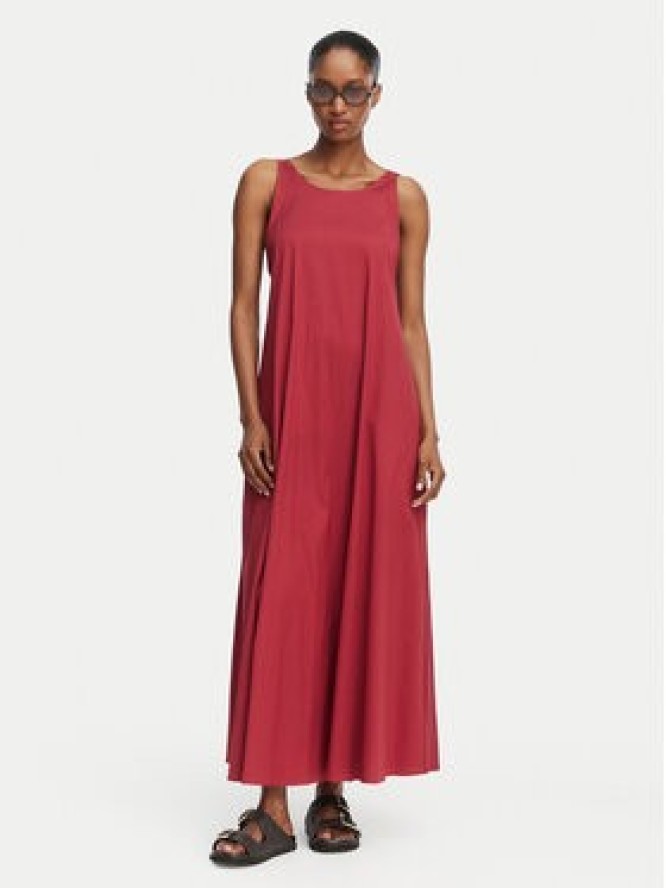 Max Mara Beachwear Sukienka codzienna 2616221039650 Czerwony Regular Fit