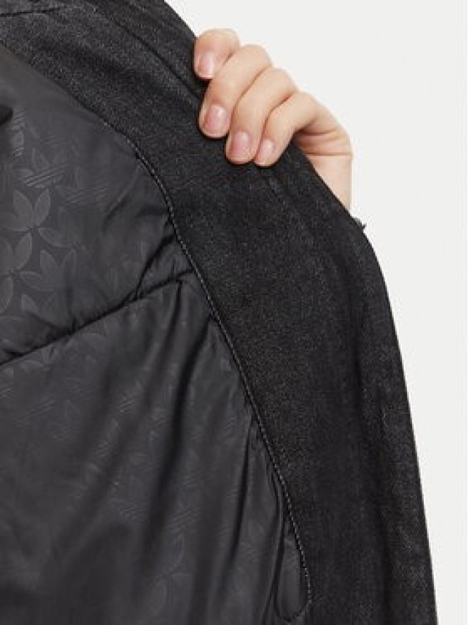 adidas Kurtka jeansowa Firebird Jacket KT4233 Czarny Regular Fit