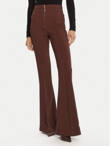 Elisabetta Franchi Spodnie materiałowe PA-122-56E2-V290 Brązowy Regular Fit