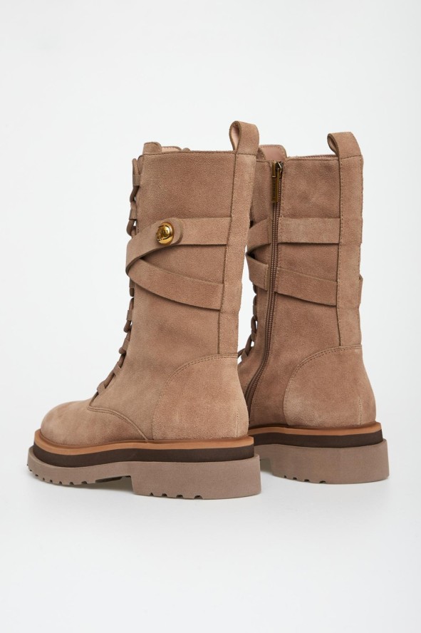 Trapery damskie skórzane TWINSET