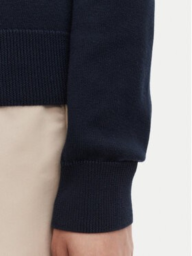 Beverly Hills Polo Club Sweter P-SS26W-M536563 Granatowy Regular Fit