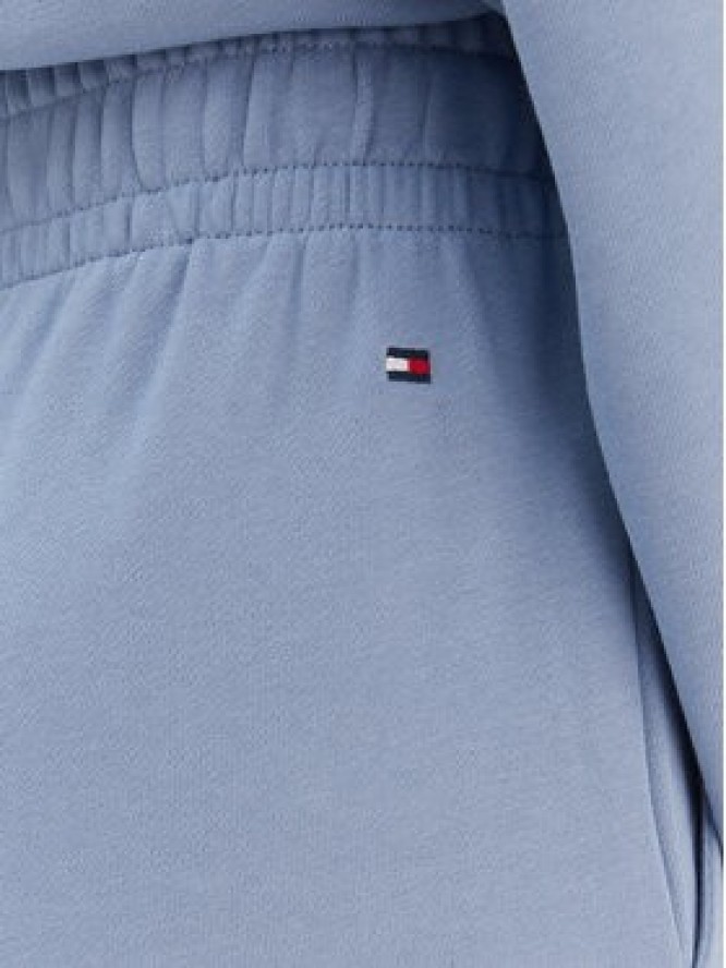 Tommy Hilfiger Spodnie dresowe Script WW0WW48784 Niebieski Relaxed Fit