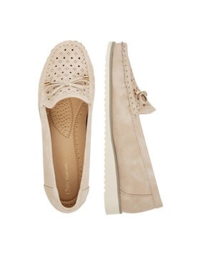 Clara Barson Mokasyny MADDY WSS20690-01 Beżowy