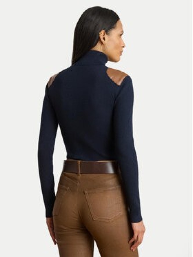 LAUREN RALPH LAUREN Golf 200951386008 Granatowy Slim Fit