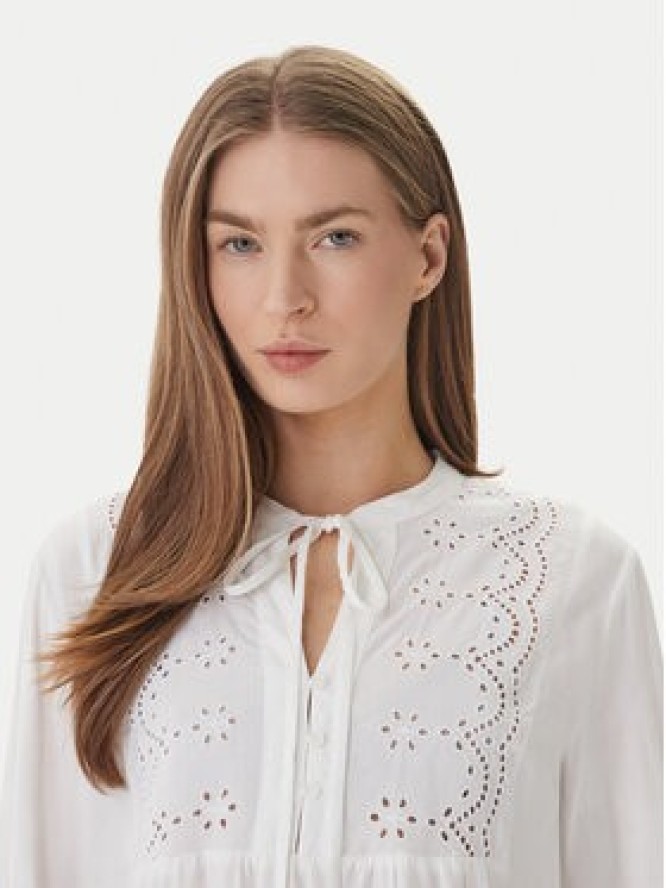 ONLY Bluzka Lennyo 15366732 Biały Regular Fit