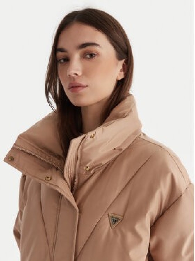 Guess Kurtka zimowa V5BL13 WHHZ2 Beżowy Regular Fit